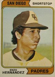 1974 Topps Baseball Cards      572     Enzo Hernandez